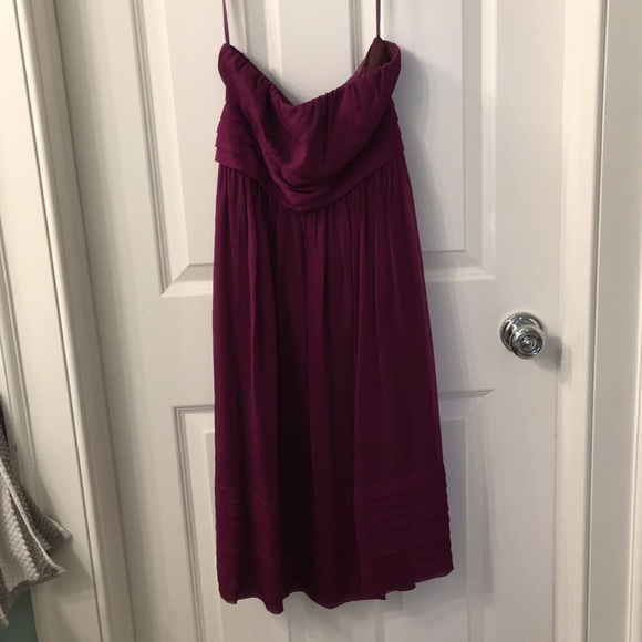 Strapless purple dress - Picture 1 of 2